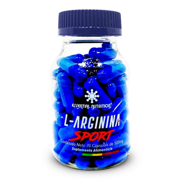 Suplemento alimenticio Essential Nutrition L-Arginina Sport 70 cápsulas de 500 mg