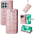 thumbnail image 1 of Funda Cartera FOXDOCK para Honor X8b 4G , Flip PU con Relieve de Gatos y Perros, Tarjetero y Soporte, 1 of 6