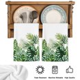 thumbnail image 5 of Summer Tropical Kitchen Towels Set of 1, Pastoral Palm Trees Botanical Leaves Absorbent Dish Towels for Kitchen, Microfiber Hand Towel, Quick Drying Tea Towel for Cleaning Decorative Dishcloths, 5 of 7