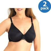 Curvation Women's Back Smoother Bra, 2-Pack