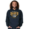 thumbnail image 3 of Dad's World Famous Gym Workout Father Hoodie Hooded Sweatshirt Men Brisco Brands S, 3 of 6