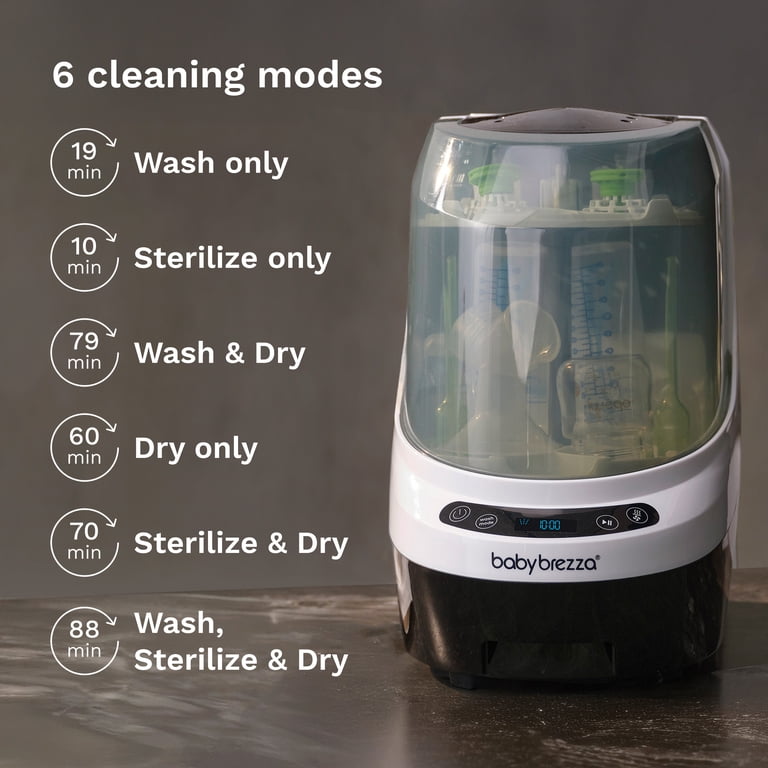 Baby Brezza Baby Bottle Washer Pro - Clinically Proven Better