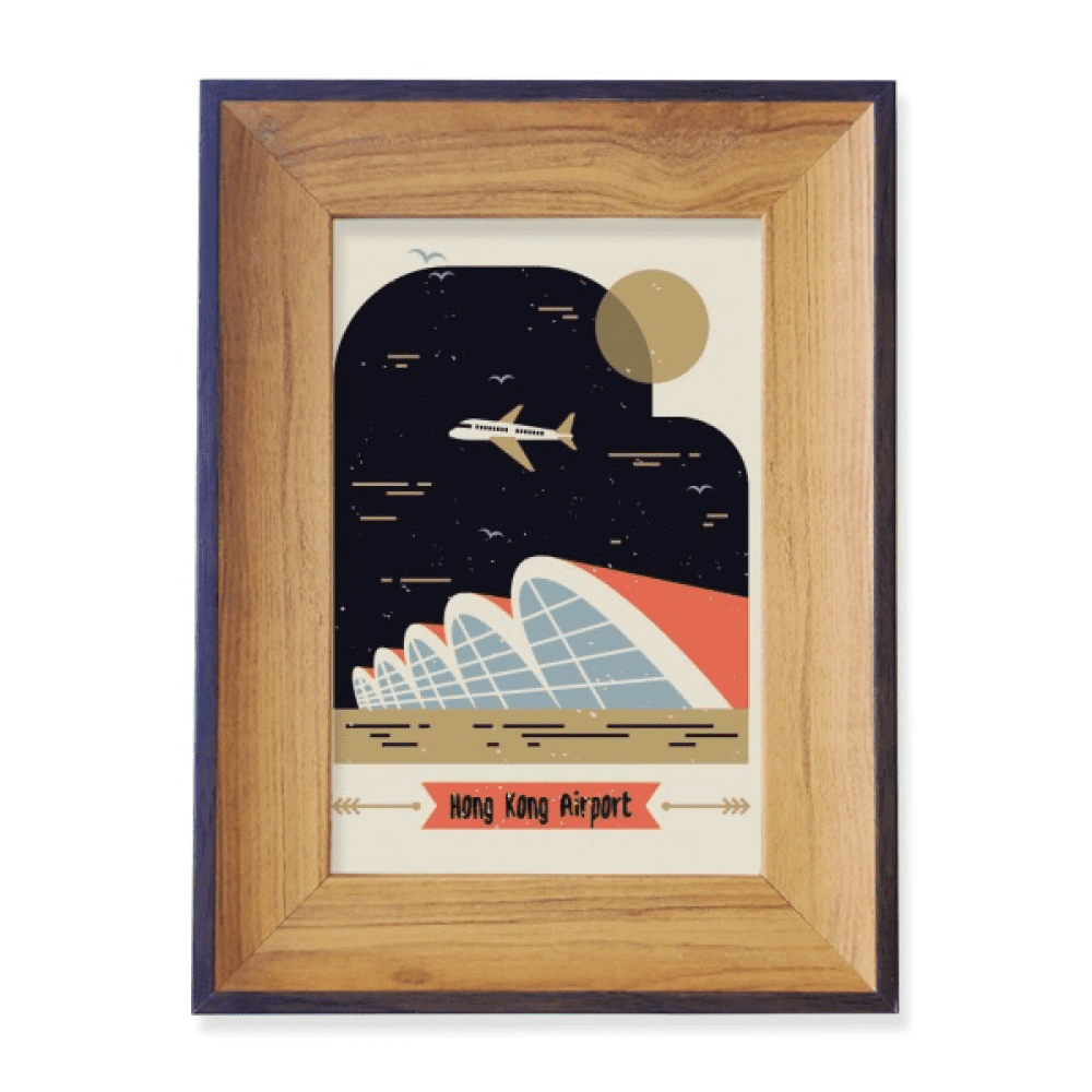 Hong Kong International Airport Photo Frame Exhibition Display Art Desktop Painting