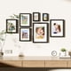 thumbnail image 5 of Marco de fotos DecoruHome, 11 x 14, juego de 10 unidades, plástico negro, 5 of 9