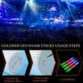 thumbnail image 3 of LUVCMFT LED Foam Glow Sticks, 100PCS Multicolored Party Supplies, 3 of 8