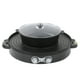 thumbnail image 4 of Hogar sin humo cocinar barbacoa eléctrica parrilla máquina olla caliente utensilios de cocina 44 cm negro enchufe de EE. UU. 110 V, 4 of 14
