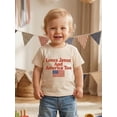 thumbnail image 3 of BemeyourBBs Love Jusus Love America Too Shirt for Kids Toddler Baby Boy Girl 4th of July T-shirt Outfit Short Sleeve Funny Letters American Flag Print Summer Shirt Tops Baby Christening Clothes, 3 of 9