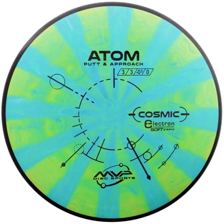 MVP Cosmic Electron Soft Atom Putter Golf Disc [Colors may vary]