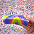 thumbnail image 3 of Butter Squeeze Toy Stress Relief Fidget Toys Ball Sensory Squishies for Easter Basket Stuffers, Party Favors Rainbow 4oz, 3 of 5