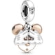 thumbnail image 1 of Charm/dije Cara mickey, guantes plata ley .925, 1 of 2