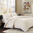 thumbnail image 1 of Madison Park Norfolk Ultra Plush Mini Comforter Set, Twin/Twin X-Large, Ivory, 1 of 5