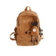 thumbnail image 1 of Sonducket para niña, bolsa de estudiante, bolso de hombro, multicolor, de gran capacidad, de pana, estilo Ins, dulce regalo, ligero Mochilas Marrón (con colgante) Sonducket AP018938-05, 1 of 6