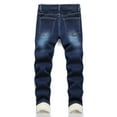 thumbnail image 3 of Tiijoy Big Boys Lined Jeans Casual Skinny Fit Stretch Denim Pants, Sizes 7-16, 3 of 8