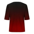 thumbnail image 6 of perfectbot Short Sleeve Blouses for Womens Summer Square Neck Dressy Soft Shirts Going Out Trendy ,S-XXL, 6 of 6