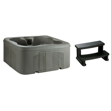 LifeSmart 4 Person Hot Tub Spa w/Side Step for Square & Round Hot Tubs