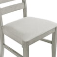 thumbnail image 6 of New Classic Furniture Pascal Ladderback Dining Chairs (Set Of 2) - Driftwood Gray, 6 of 8
