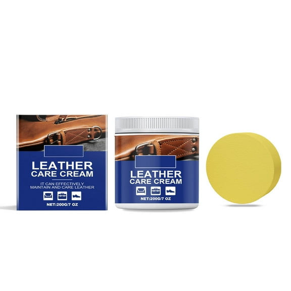Leather Care Conditioner and Cleaner, 7oz Use on Car Leather, Furniture, Shoes, Bags, Jackets and Accessories, Trusted Leather Care, Quick & Easy 2-Step Regimen
