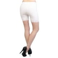thumbnail image 3 of Vivian's Fashions Legging Shorts - Cotton, Lace Trim (Junior/Junior Plus Sizes), 3 of 3