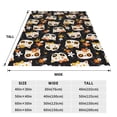 thumbnail image 3 of Sikiie Flower Fox Ultra-Soft Micro flannel Blanket Luxury All Seasons Warm Blanket for Bedding Sofa and Travel (4 sizes)-50"x40", 3 of 7