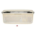 thumbnail image 2 of Clavier Machine à Écrire, Clavier Bluetooth5.0 104 Touches Style Rétro avec Support Intégré pour Multi-Appareils, Trois Appareils pour Téléphone Intelligent Tablette Ordinateur Portable, 2 of 8
