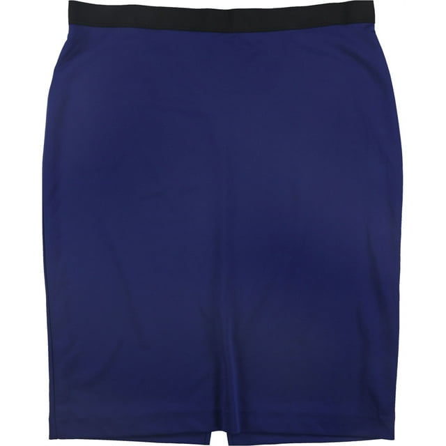 Alfani Jupe Crayon de Plongée pour Femmes, Bleu, Moyen