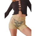 thumbnail image 2 of Coduop Women Lingerie Underwear Shorts,Sheer Mesh See Through High Waist Floral Lace Shorts, 2 of 4