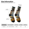 thumbnail image 2 of Balery Sunflower Field Spotted Dog Calcetas Largas con Estampado para Hombre y Mujer – Suaves y Transpirables, Talla Única (US 5-11), 2 of 6