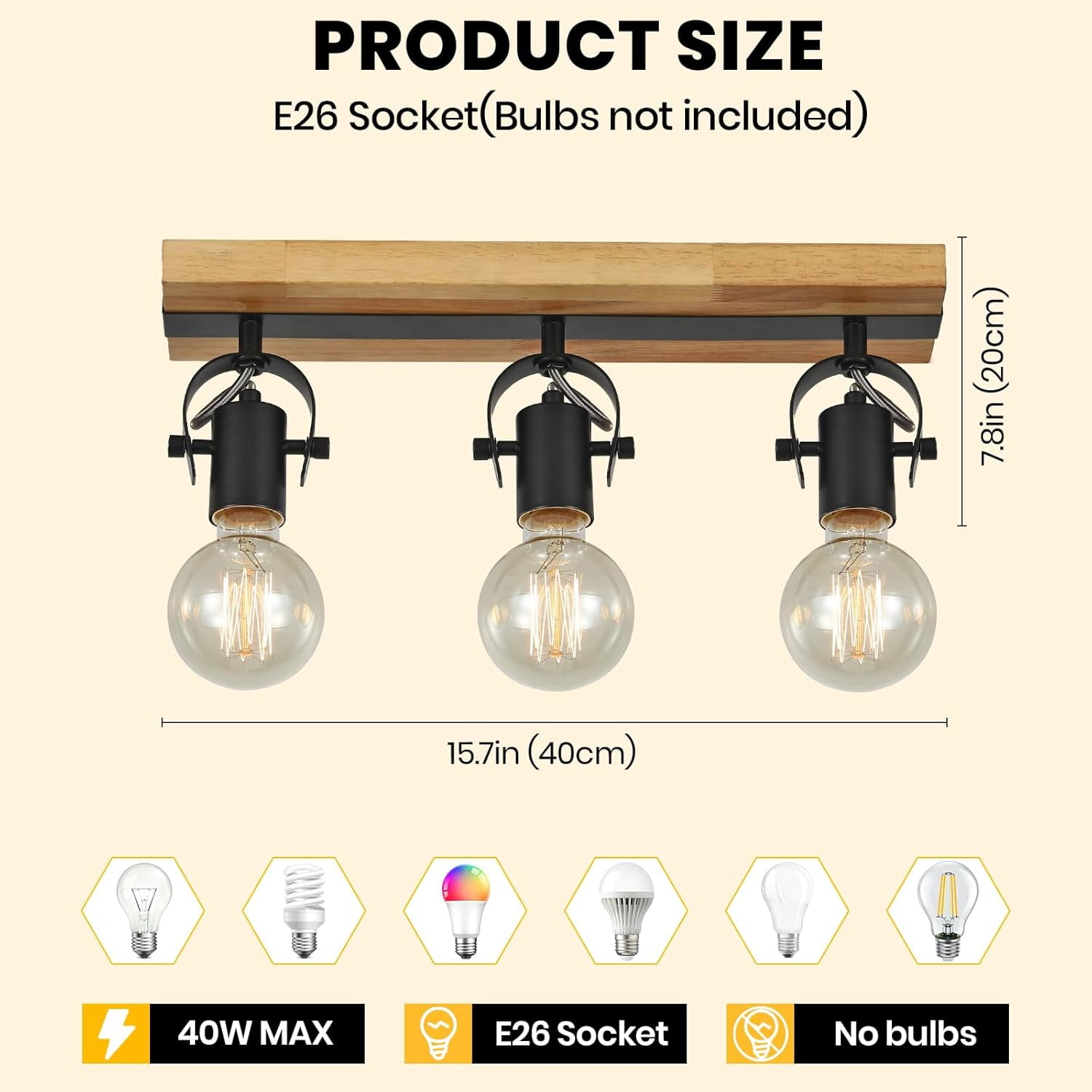 KEESFU 7.8 in Corded Electric Track Lighting Sets