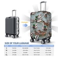 thumbnail image 5 of Haiem Mallard Ducks Swimming Luggage Cover Printed Suitcase Covers for Luggage Elastic Washable Suitcase Protector Fits 18-32 Inch Luggage-Medium, 5 of 8