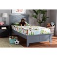 thumbnail image 5 of Baxton Studio Adela Modern and Contemporary Grey Finished Wood Twin Size Platform Bed, 5 of 5