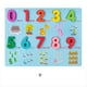 thumbnail image 1 of Juego de rompecabezas de alfabeto y números de madera, letras mayúsculas, números y formas, ideal como juego educativo para niños de 3, 4 y 5 años., 1 of 3