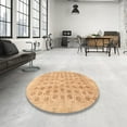 thumbnail image 4 of Ahgly Company Machine Washable Indoor Rectangle Traditional Orange Area Rugs, 5' x 7', 4 of 7