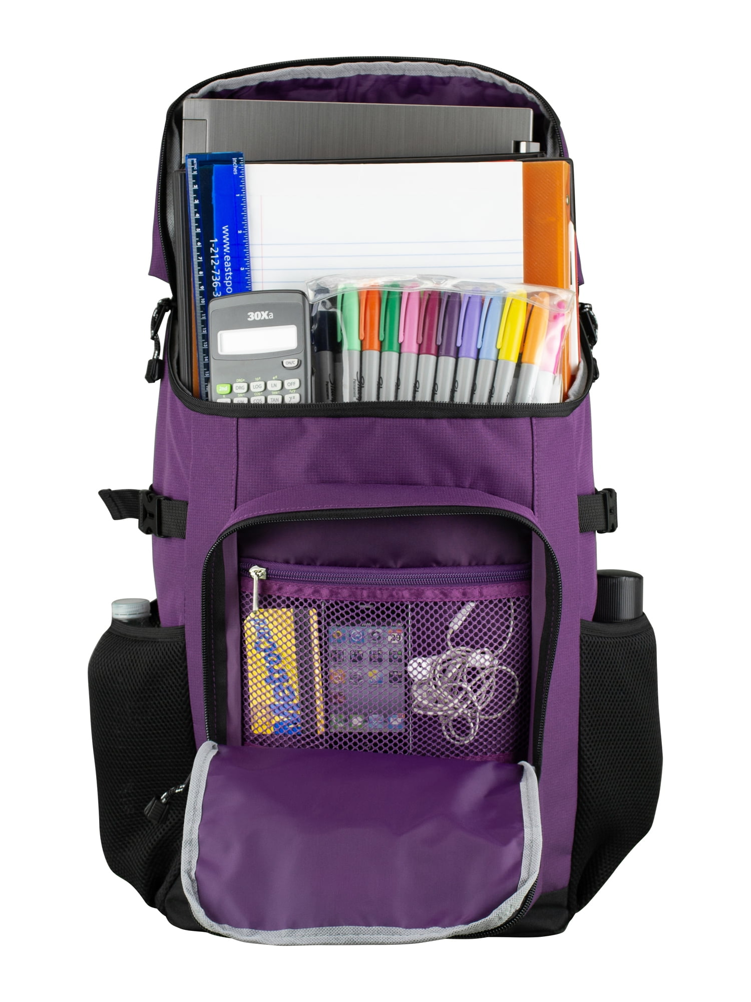 Eastsport Unisex 18" Victory Top Loader Backpack, Berry Parfait