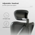 thumbnail image 5 of Sihoo M18 Mesh Ergonomic Office Chair with Adjustable Lumbar Support, High Back, Black, 5 of 12