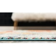thumbnail image 4 of Unique Loom Strada Rosso Rug Orange/Beige 2' x 3' 1" Rectangle Border Contemporary Perfect For Living Room Bed Room Dining Room Office, 4 of 7