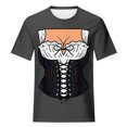 thumbnail image 4 of Pompotops Blouse Décontractée Mode Femme Imprimé Oktoberfest Col Rond T-Shirt Blouse Imprimée Tee Liquidation, 4 of 5