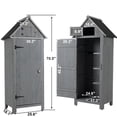 thumbnail image 5 of Solid fir construction - Reinforced door - Outdoor storage cabinet / Ensure long - term durability, 5 of 6