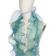 thumbnail image 1 of Uxcell Ruffle Lace Trims, Retro Organza Fabric Trim Tulle Decorative Ruffle Lace Border para costura DIY Verde, 1 of 6