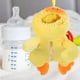 thumbnail image 5 of Precioso patito de peluche amarillo para biberón, funda para biberón, mantiene el calor., 5 of 8