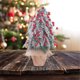 thumbnail image 4 of ¡Aprovecha!, Adornos navideños Cuentas flocadas Mini árbol de Navidad Adorno navideño Escritorio Pequeño árbol de Navidad Akmoler, 4 of 7