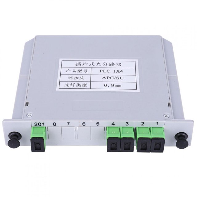 1X4 Fiber Splitter, Durable Reliable Stable Blade Optical Splitter, Engineering Projects For Home Wiring Fiber Optic LAN Corporate Companies