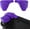 Purple, variant on PlayVital LR INCREASER Shoulder Buttons Trigger Enhancement Set for Steam Deck, Natural Grip Added Height and Width Buttons for Steam Deck, L1R1L2R2 Extender for Steam Deck - Black