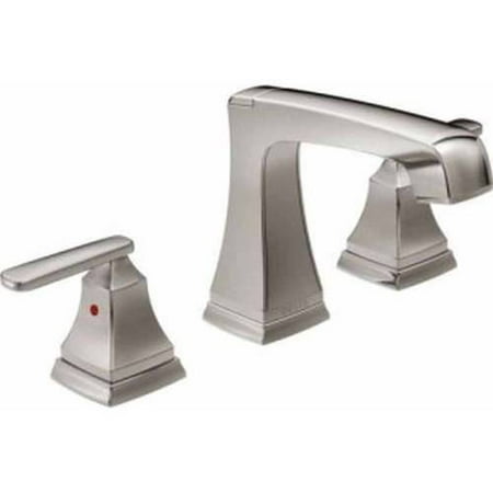Delta Neostyle Metal - Delta Ashlyn Deck Mounted Widespread Lavatory Faucet with Metal Lever Handles and Metal Pop-Up, Available in Various Colors