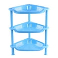 thumbnail image 2 of Pot Rack 3 Layer Square Triangular Corner Storage Organizing Caddy Stand For Bathroom, Kitchen Rack, 2 of 3