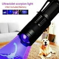 thumbnail image 2 of 3‑Mode Mini UV Flashlight 395nm Blacklight Torch with Clip Adjustable Focus Waterproof & Skid‑Proof for Scorpion Hunting Forensic Inspection & Money Detection, 2 of 6