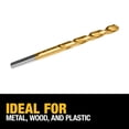 thumbnail image 3 of Broca DEWALT DW1314 de nitruro de titanio de 7/32 pulgadas, 3 of 5