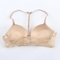 thumbnail image 4 of Women's Full Figure Plus Size Cotton Lace Front Close Bra and Briefs Sets, 4 of 6