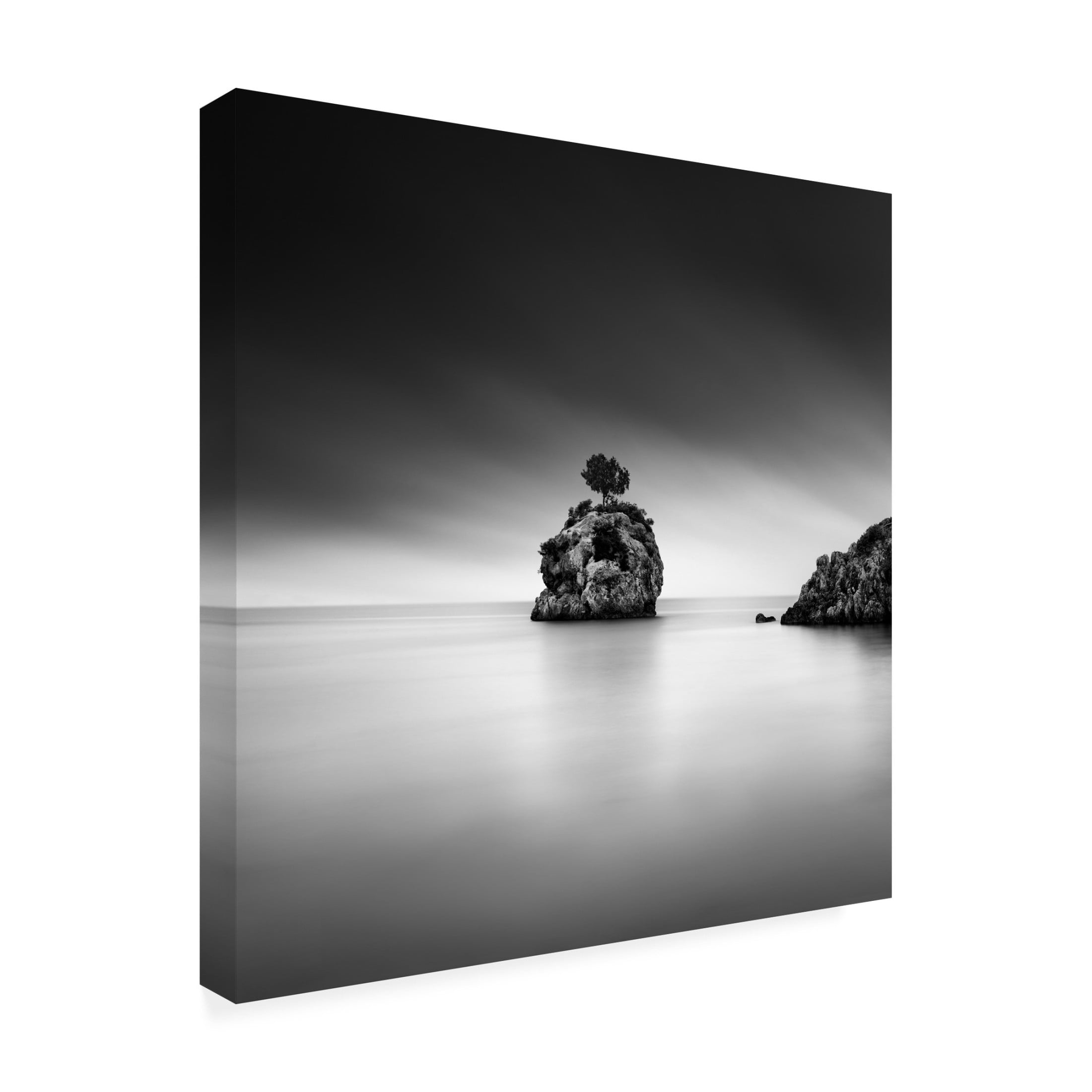 Canvas Wall Art - George Digalakis 'A Piece Of Rock 32' Wall Art for Living Room, Bedroom, or Office D?cor by Trademark Fine Art - 18 x 18 Inches