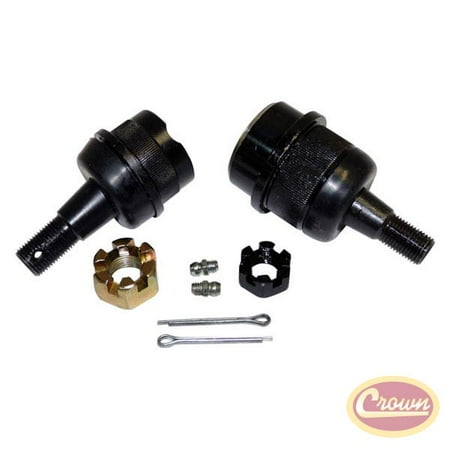 Crown Automotive RT21002 CASRT21002 07-15 JK WRANGLER/99-04 WJ GRAND CHEROKEE/01-04 WG (EUROPE) GRAND CHEROKEE BLK BALL JOINT SET,