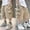Khaki, variant on Amidoa Boys Cotton Baggy Cargo Shorts – Elastic Waist Summer Knee Length Casual Shorts,Khaki,10